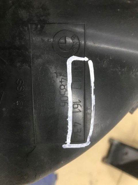 Kanał powietrza BMW 3 E92 Coupe E93 Cabrio prawa kierownica zderzaka chłodzenia hamulców 7161434 Kanał powietrza BMW 3 E92 Coupe E93 Cabrio prawa kierownica zderzaka chłodzenia hamulców 7161434