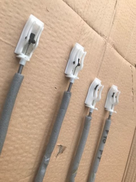 Klamka BMW 5 F10 F11 linka zamka klamki wewnętrznej lewa prawa przód tył KOMPLET