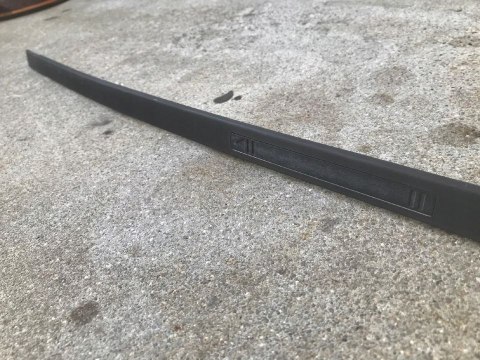 Listwa Opel Corsa D 3Drzwi 06-14r. dachowa lewa nakładka 13188247