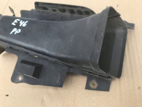 Osłona chłodnicy BMW 3 E46 wlot kierownica powietrza prawa zderzaka pasa przedniego 8197928 Osłona chłodnicy BMW 3 E46 wlot kierownica powietrza prawa zderzaka pasa przedniego 8197928