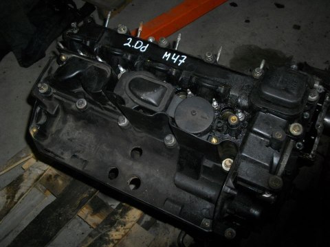 Silnik BMW 2.0d M47 M47N2 136km goły słupek bez osprzętu Silnik BMW 2.0d M47 M47N2 136km goły słupek bez osprzętu