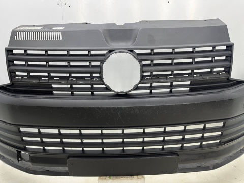 Zderzak przedni VW Transporter Multivan VI T6 15-19r. Przedlift przód PDC 7E0807221D Zderzak przedni VW Transporter Multivan VI T6 15-19r. Przedlift przód PDC 7E0807221D
