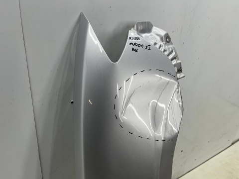 Błotnik Mazda 3 I 1 BK 03-09r. Sedan prawy przedni prawy przód Błotnik Mazda 3 I 1 BK 03-09r. Sedan prawy przedni prawy przód