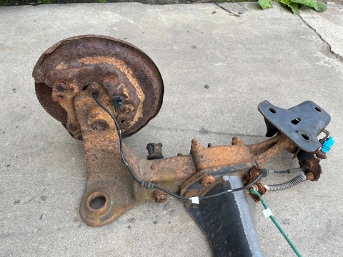 Belka zawieszenia Citroen C3 I 02-09r. oś tylna amortyzatory komplet Belka zawieszenia Citroen C3 I 02-09r. oś tylna amortyzatory komplet