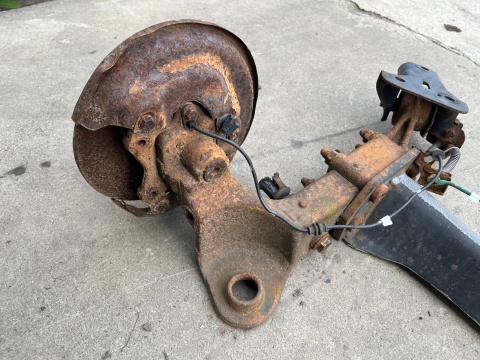 Belka zawieszenia Citroen C3 I 02-09r. oś tylna amortyzatory komplet Belka zawieszenia Citroen C3 I 02-09r. oś tylna amortyzatory komplet