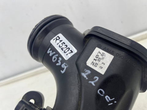 Rura Mercedes Vito Viano w639 2.2cdi 150 km łącznik dolotu powietrza przewód turbiny intercoolera dolotowy a6460902637 Rura Mercedes Vito Viano w639 2.2cdi 150 km łącznik dolotu powietrza przewód turbiny intercoolera dolotowy a6460902637