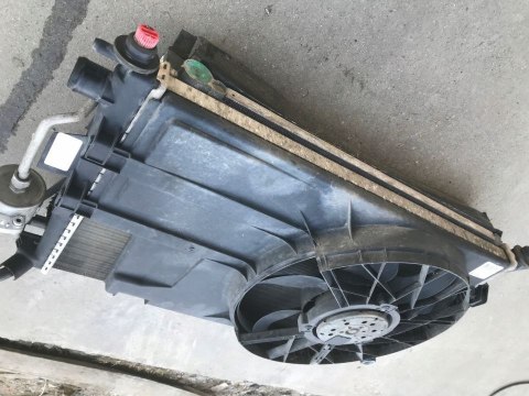 Chłodnica wody Mercedes w168 Vaneo 414 97-04r. 1.4 1.6 1.7 CDi klimatyzacji wiatrak KOMPLET 8200332852 7711134656 1685001902