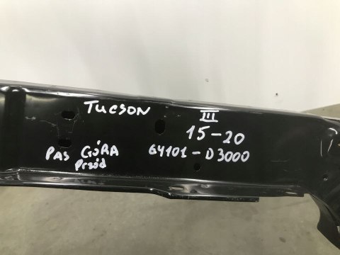 Pas przedni Hyundai Tucson 3 III 15-20r. górne wzmocnienie pasa chłodnic NOWE oryginalne 64101-D3000 Pas przedni Hyundai Tucson 3 III 15-20r. górne wzmocnienie pasa chłodnic NOWE oryginalne 64101-D3000