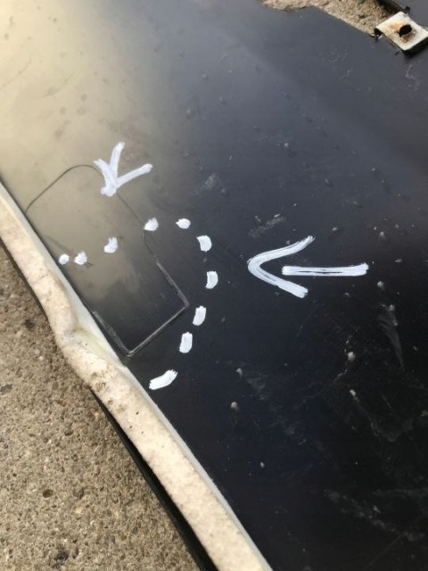 Listwa Iveco Daily 4 IV dolna boczna lewa nakładka karoserii dolna środkowa 2014r.-&gt; 5801811475 5801811454