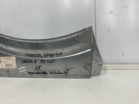 Poszycie Opel Zafira A 99-05r. lewe tylne nadkole część tylna nadkola reperaturka NOWA VAN WEZEL 3790147 Poszycie Opel Zafira A 99-05r. lewe tylne nadkole część tylna nadkola reperaturka NOWA VAN WEZEL 3790147