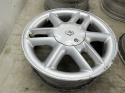 Felga Renault Scenic Megane 6jx15 4x100 ET43 felgi aluminiowe 15 cali dekielki + kluczyk KOMPLET 8200084247