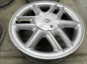 Felga Renault Scenic Megane 6jx15 4x100 ET43 felgi aluminiowe 15 cali dekielki + kluczyk KOMPLET 8200084247