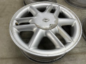 Felga Renault Scenic Megane 6jx15 4x100 ET43 felgi aluminiowe 15 cali dekielki + kluczyk KOMPLET 8200084247