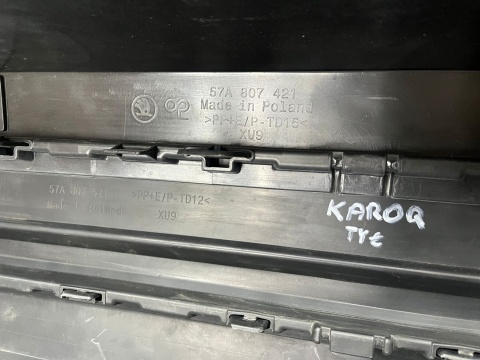 Zderzak tylny Skoda Karoq 21r.- Lift tył 4XPDC 57A807421 Zderzak tylny Skoda Karoq 21r.- Lift tył 4XPDC 57A807421