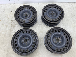 Felga Opel Meriva A Tigra A Corsa C 6jx15 4x100 ET43 felgi stalowe 15 cali KOMPLET MWD 15156 15053