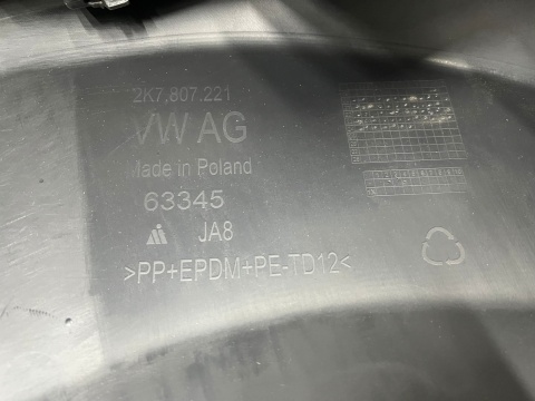 Zderzak przedni VW Caddy 4 IV 5 V 20r.- przód 2K7807221 Zderzak przedni VW Caddy 4 IV 5 V 20r.- przód 2K7807221