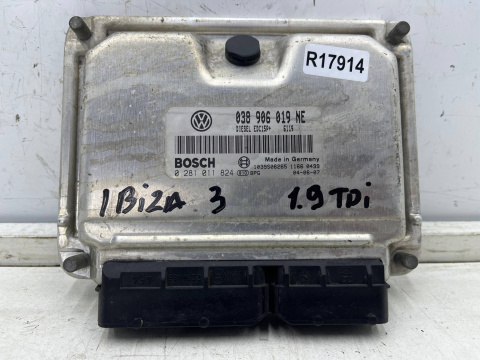 Komputer silnika VW Polo 4 IV 9n Ibiza 3 III 6L Cordoba II Fabia 02-08r. 1.9 TDi sterownik ECU 038906019ne 0281011824