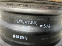 Felga Mercedes Sprinter II W906 06-19r. 6,5jx16 6x130 ET62 felga stalowa 16 cali a0014014802