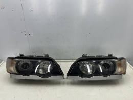 Lampa reflektor BMW X5 E53 99-03r. LEWA PRAWA przednia kompletna Xenon ksenon Europa oryginal lewy przód KOMPLET