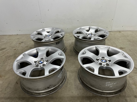 Felga BMW X5 E53 10jx19 ET45 9jx19 ET48 5x120 DWIE SZEROKOŚCI felgi aluminiowe 19 cali oryginalne Styling 63 KOMPLET 1096228 Felga BMW X5 E53 10jx19 ET45 9jx19 ET48 5x120 DWIE SZEROKOŚCI felgi aluminiowe 19 cali oryginalne Styling 63 KOMPLET 1096228
