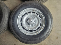 Felga Mercedes w114 w115 w123 w116 w126 500 SEC SL w113 pagoda 6.5jx14 5ч112 felgi aluminiowe Z OPONAMI 14 cali oryginal KOMPLET