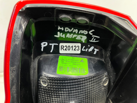 Lampa Citroen Jumper II Movano C Ducato III Boxer II LIFT 14r.- prawa tylna ORYGINAL prawy tył 01380672080 Lampa Citroen Jumper II Movano C Ducato III Boxer II LIFT 14r.- prawa tylna ORYGINAL prawy tył 01380672080