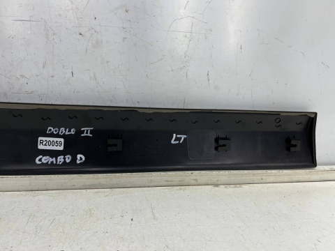 Listwa Fiat Doblo II Opel Combo D 10-22r. LEWA tylna nakładka karoseryjna lub drzwi przesuwnych lewy tył 735461484 Listwa Fiat Doblo II Opel Combo D 10-22r. LEWA tylna nakładka karoseryjna lub drzwi przesuwnych lewy tył 735461484