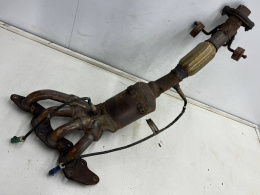 Kolektor wydechowy Ford C-Max MK1 CMax Mk1 Ford Focus MK2 03-10r. 2.0b Benzyna katalizator pełny siatka 4m51-5f297-ra t2a1a