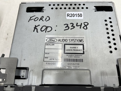 Radio Ford Transit Focus C-max Mondeo 6000 CD tuner fabryczny Cd Player AUX Z KODEM 7m5t-18c815-aa Radio Ford Transit Focus C-max Mondeo 6000 CD tuner fabryczny Cd Player AUX Z KODEM 7m5t-18c815-aa