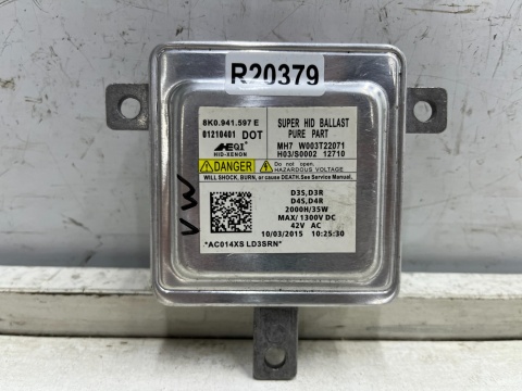 Przetwornica VW Golf Passat Polo Touareg Audi Q5 Q3 A3 A4 Octavia prawy lewy moduł sterownik reflektora ksenon xenon 8K0941597E Przetwornica VW Golf Passat Polo Touareg Audi Q5 Q3 A3 A4 Octavia prawy lewy moduł sterownik reflektora ksenon xenon 8K0941597E