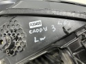 Lampa reflektor VW Caddy III 3 Lift 15-20r. LEWA przednia zwykła H4 w21/5w h21w lewy przód 2k1941015b