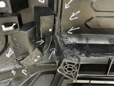 Zderzak przedni Mitsubishi ASX 1 I 19-23r. Lift przód 6400J611ZZ Zderzak przedni Mitsubishi ASX 1 I 19-23r. Lift przód 6400J611ZZ