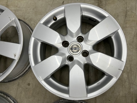Felga Nissan Note I E11 06-12r. 6jx16 ET45 4x100 felgi aluminiowe 16 cali KOMPLET 9u03asa17 n236013 Felga Nissan Note I E11 06-12r. 6jx16 ET45 4x100 felgi aluminiowe 16 cali KOMPLET 9u03asa17 n236013