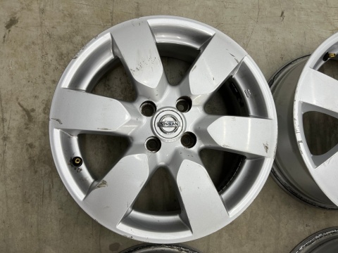 Felga Nissan Note I E11 06-12r. 6jx16 ET45 4x100 felgi aluminiowe 16 cali KOMPLET 9u03asa17 n236013 Felga Nissan Note I E11 06-12r. 6jx16 ET45 4x100 felgi aluminiowe 16 cali KOMPLET 9u03asa17 n236013