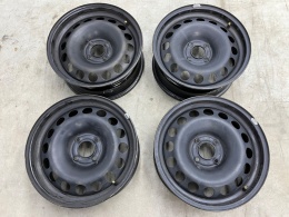 Felgi stalowe Citroen C3 Aircross C4 Cactus Peugeot 2008 Crossland 16 cali 6,5jx16 ET20 4x108 KOMPLET 2160728 3640286