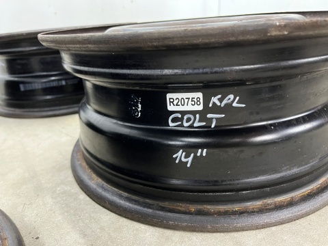 Felgi stalowe Mitsubishi Colt 6 VI Z30 04-12r. Smart Forfour 454 14 cali 5,5jx14 ET46 4x114,3 KOMPLET mr961365 a4544010201 Felgi stalowe Mitsubishi Colt 6 VI Z30 04-12r. Smart Forfour 454 14 cali 5,5jx14 ET46 4x114,3 KOMPLET mr961365 a4544010201