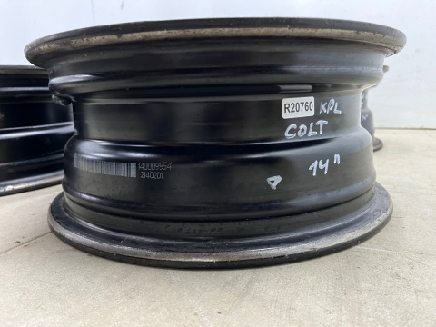 Felgi stalowe Mitsubishi Colt 6 VI Z30 04-12r. Smart Forfour 454 14 cali 5,5jx14 ET46 4x114,3 KOMPLET mr961365 a4544010201 Felgi stalowe Mitsubishi Colt 6 VI Z30 04-12r. Smart Forfour 454 14 cali 5,5jx14 ET46 4x114,3 KOMPLET mr961365 a4544010201