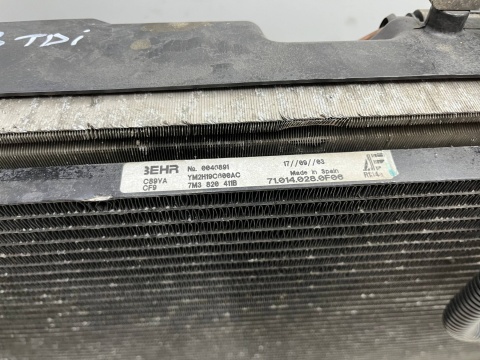 Komplet chłodnic VW Sharan I Galaxy MK1 Alhambra I 7m 95-10r. 1.9 TDi intercooler chłodnica wody klimatyzacji wiatrak Komplet chłodnic VW Sharan I Galaxy MK1 Alhambra I 7m 95-10r. 1.9 TDi intercooler chłodnica wody klimatyzacji wiatrak