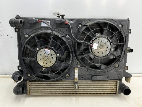 Komplet chłodnic VW Sharan I Galaxy MK1 Alhambra I 7m 95-10r. 1.9 TDi intercooler chłodnica wody klimatyzacji wiatrak Komplet chłodnic VW Sharan I Galaxy MK1 Alhambra I 7m 95-10r. 1.9 TDi intercooler chłodnica wody klimatyzacji wiatrak