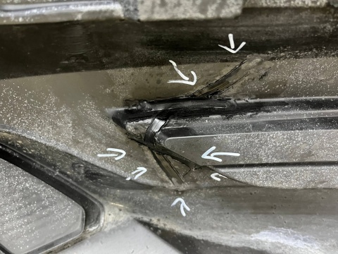 Zderzak przedni Mitsubishi ASX 1 I 19-23r. Lift przód 6400J611ZZ Zderzak przedni Mitsubishi ASX 1 I 19-23r. Lift przód 6400J611ZZ