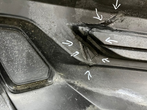 Zderzak przedni Mitsubishi ASX 1 I 19-23r. Lift przód 6400J611ZZ Zderzak przedni Mitsubishi ASX 1 I 19-23r. Lift przód 6400J611ZZ