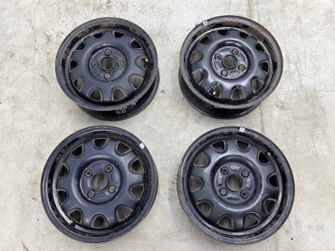 Felgi stalowe Opel Agila Suzuki Swift Wagon R Alto Ignis 14 cali 4,5jx14 ET45 4x100 KOMPLET KFZ 2141014 KBA43736 HA4910