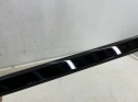 Listwa Porsche Panamera II 971 16-23r. lewa przednia zgarniająca uszczelka zewnętrzna drzwi czarny połysk HIGH-GLOSS BLACK