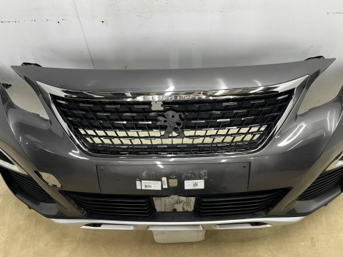 Zderzak przedni Peugeot 3008 2 II 5008 2 II 16-20r. full led gris platinium 6XPDC 9815499077 przedlift Zderzak przedni Peugeot 3008 2 II 5008 2 II 16-20r. full led gris platinium 6XPDC 9815499077 przedlift