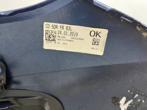 Zderzak przedni Kia Ceed 3 III CD 18-21r. Przedlift przód 86511-J7000 Zderzak przedni Kia Ceed 3 III CD 18-21r. Przedlift przód 86511-J7000