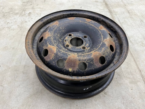 Felgi stalowe Renault Clio Megane Scenic Thalia r15 cali 6jx15 ET43 4x100 jedna felga stalowa Felgi stalowe Renault Clio Megane Scenic Thalia r15 cali 6jx15 ET43 4x100 jedna felga stalowa