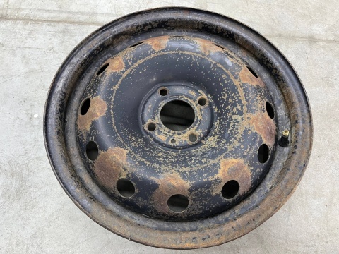 Felgi stalowe Renault Clio Megane Scenic Thalia r15 cali 6jx15 ET43 4x100 jedna felga stalowa Felgi stalowe Renault Clio Megane Scenic Thalia r15 cali 6jx15 ET43 4x100 jedna felga stalowa