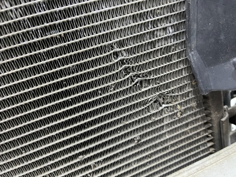 Komplet chłodnic Dacia Logan I Sandero 05-14r. 1.5 dCi intercooler chłodnica wody skraplacz klimatyzacji wiatrak wentylator