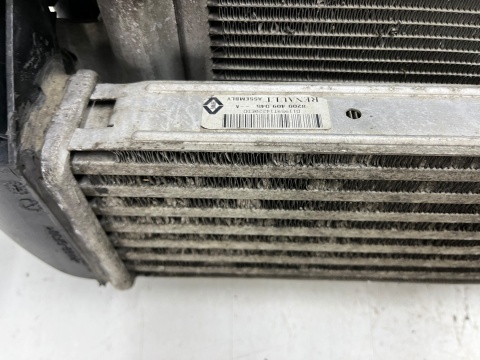 Komplet chłodnic Dacia Logan I Sandero 05-14r. 1.5 dCi intercooler chłodnica wody skraplacz klimatyzacji wiatrak wentylator