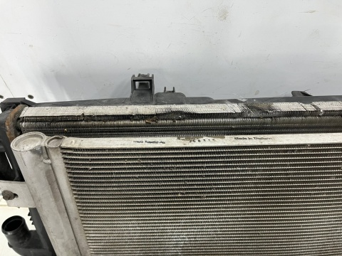 Komplet chłodnic Dacia Logan I Sandero 05-14r. 1.5 dCi intercooler chłodnica wody skraplacz klimatyzacji wiatrak wentylator